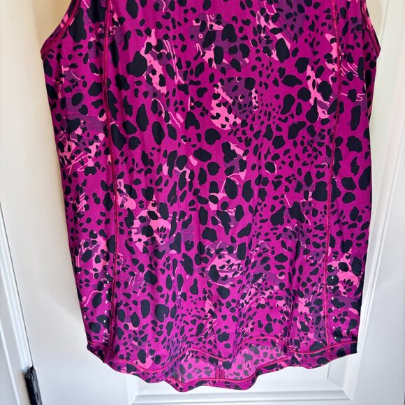 Pre-worn MINT Lululemon Women's Size 2 Pink Pattern Tank Top - Picture 2 of 8